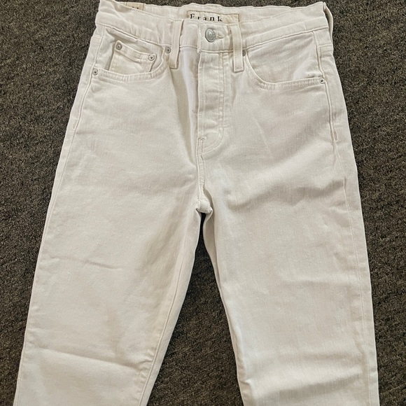 FRANK & EILEEN Jeans W 25 Cork Everyday Natural Button Fly Raw Hem - Picture 4 of 12